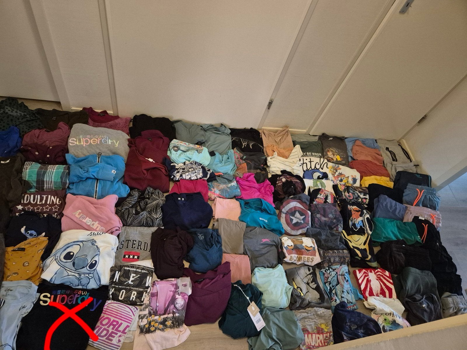 Groot kledingpakket 130 stuks maat s t/m xxl, Ophalen of Verzenden, Zo goed als nieuw, Maat 38/40 (M)