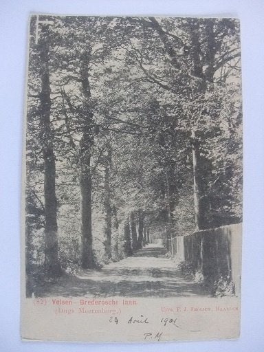 R01 Velsen - Brederose Laan - 1901, Verzenden, Voor 1920, Gelopen, Noord-Holland