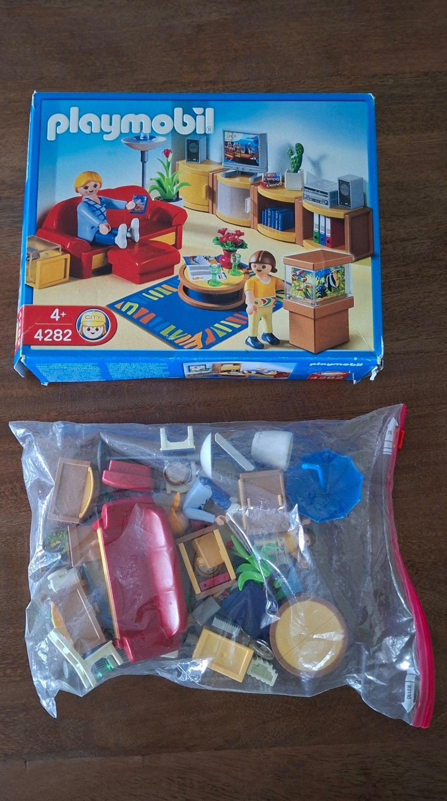 Playmobil set Grote Woonkamer no 4282, Complete set, Zo goed als nieuw, Family fun, Ophalen of Verzenden
