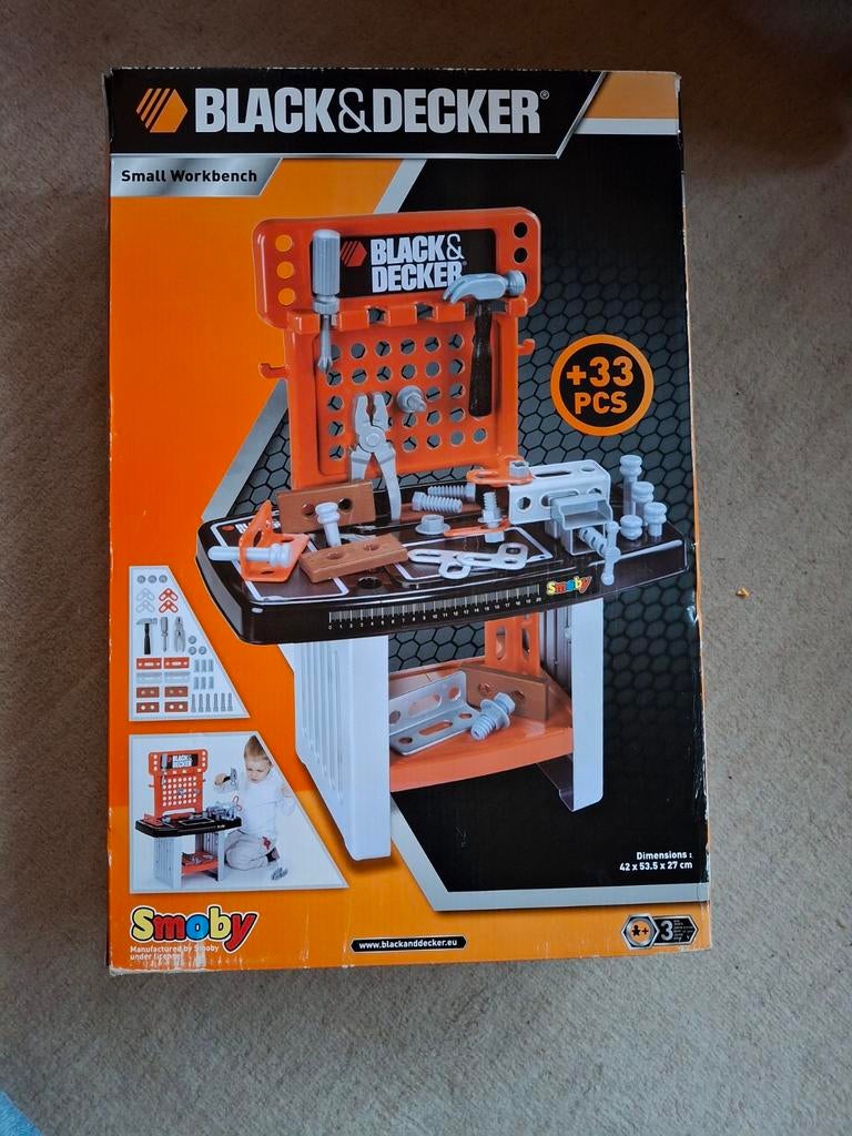 Speelgoed werkbank Black&Decker, Ophalen, Nieuw, Jongen of Meisje