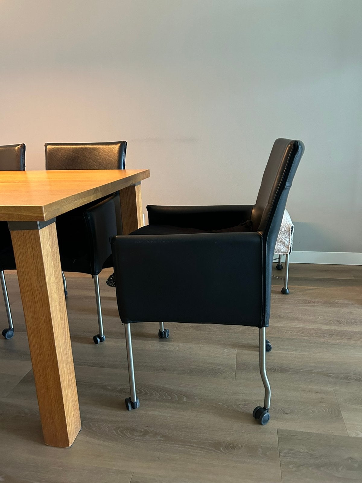 Complete eethoek, Ophalen, Gebruikt, 100 tot 150 cm, Eikenhout