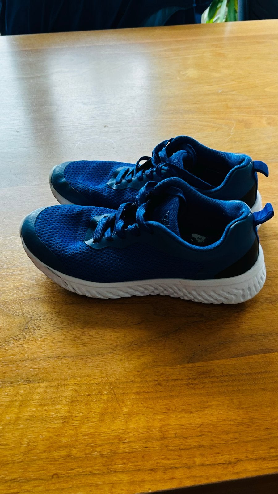 Blauwe gymschoenen maat 39 met goede grip en veters, Gebruikt, Overige typen, Overige sporten, Ophalen