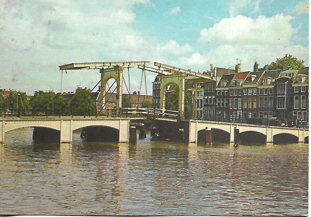 Amsterdam--Magere Brug., Verzenden, 1960 tot 1980, Gelopen, Noord-Holland