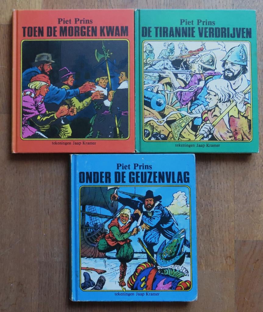 3x Piet Prins complete serie 80-jarige oorlog ( Meulenberg ), Ophalen of Verzenden, Gelezen