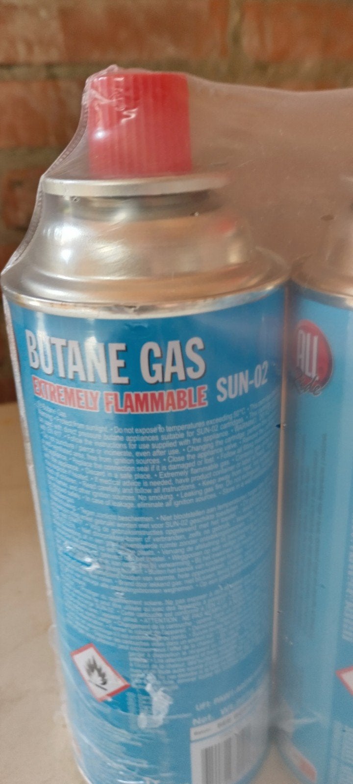 camping gas, Ophalen