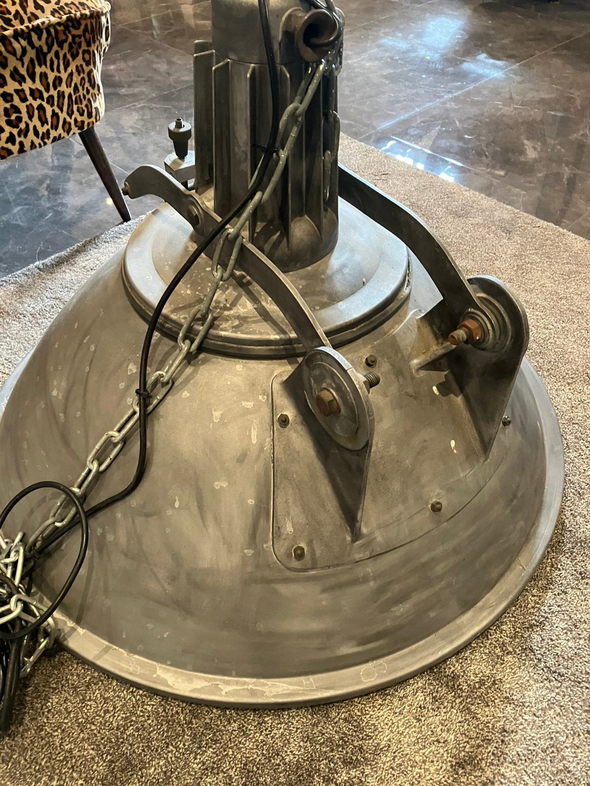 Brocante XXL lamp, Ophalen