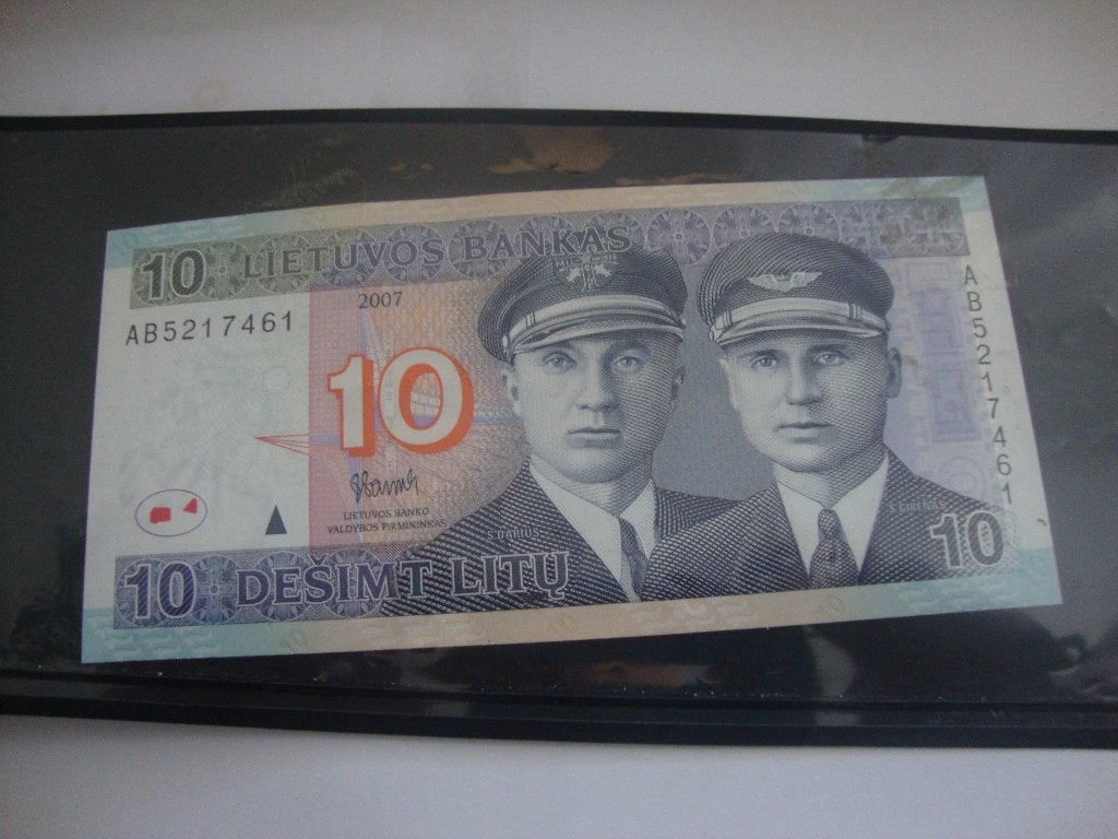 Bankbiljet 10 litai 2007 Litouwen UNC, Verzenden, Overige landen, Los biljet