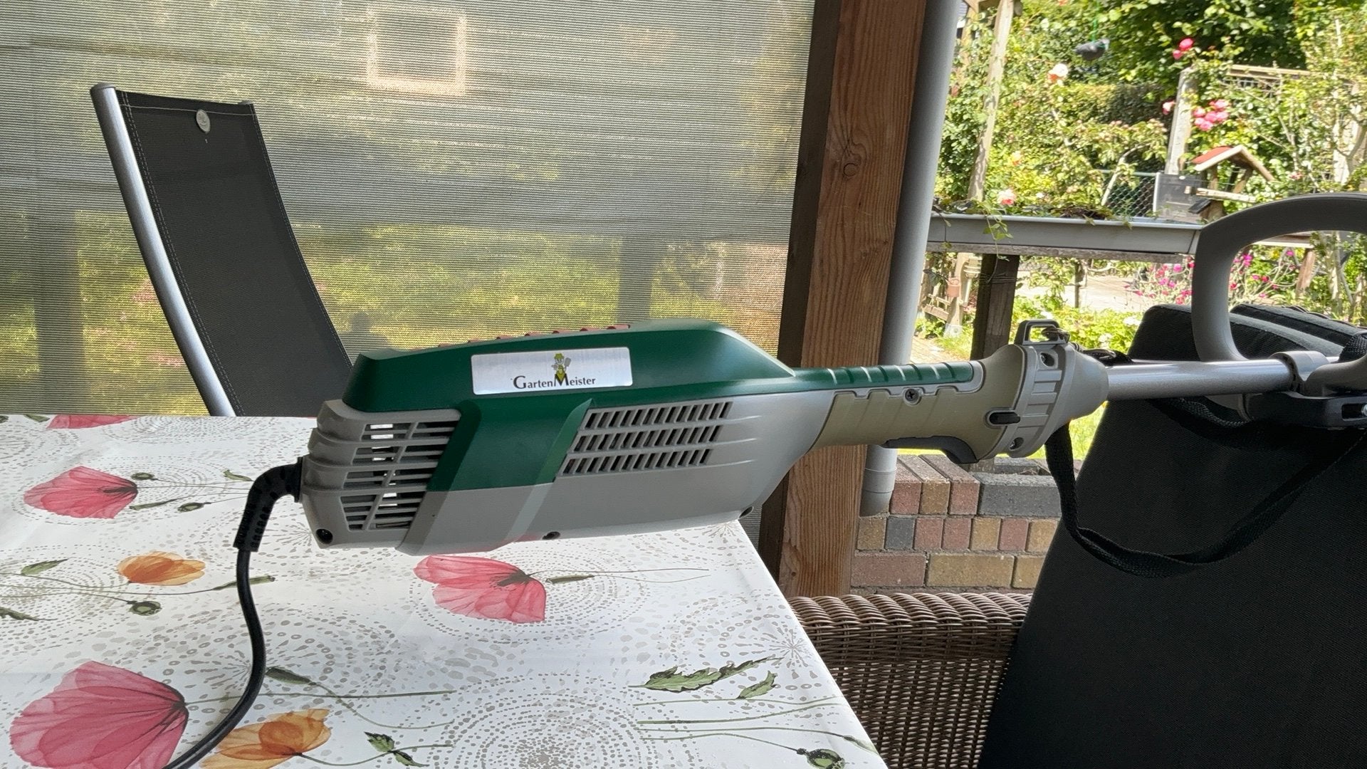 Bosmaaier / graskant maaier Gartenmeister GM-ES 1000, Tuin en Terras, Ophalen, Zo goed als nieuw, Elektrisch