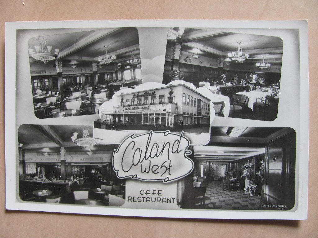 Rotterdam, restaurant Caland West, Nwe Binnenweg 20 Tims, Ophalen of Verzenden, Zo goed als nieuw, Overige typen