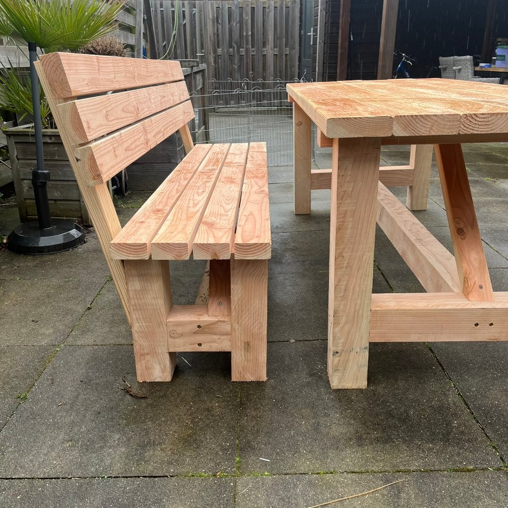 sterke en gloednieuwe tuinbankjes, Ophalen of Verzenden, Nieuw, Hout