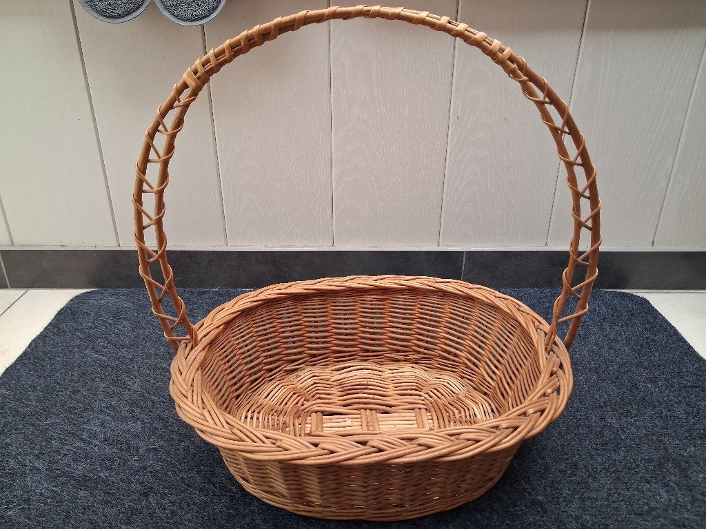 Rieten plukmand, Antiek en Kunst, Curiosa en Brocante, Ophalen