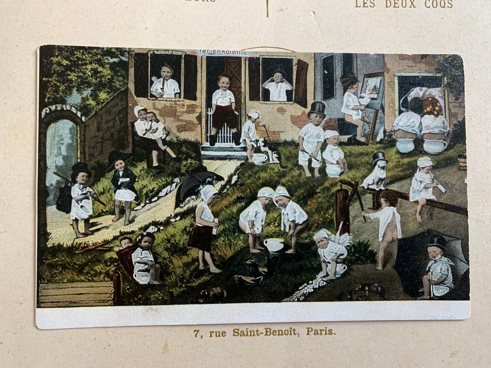 Ferienkolonie - Baby’s op vakantie (BA), Verzamelen, Ansichtkaarten | Themakaarten, Ophalen of Verzenden, Voor 1920, Ongelopen
