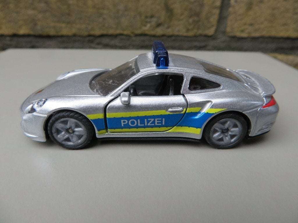 Siku Porsche 911 Turbo S POLIZEI, Ophalen of Verzenden, Zo goed als nieuw, Auto