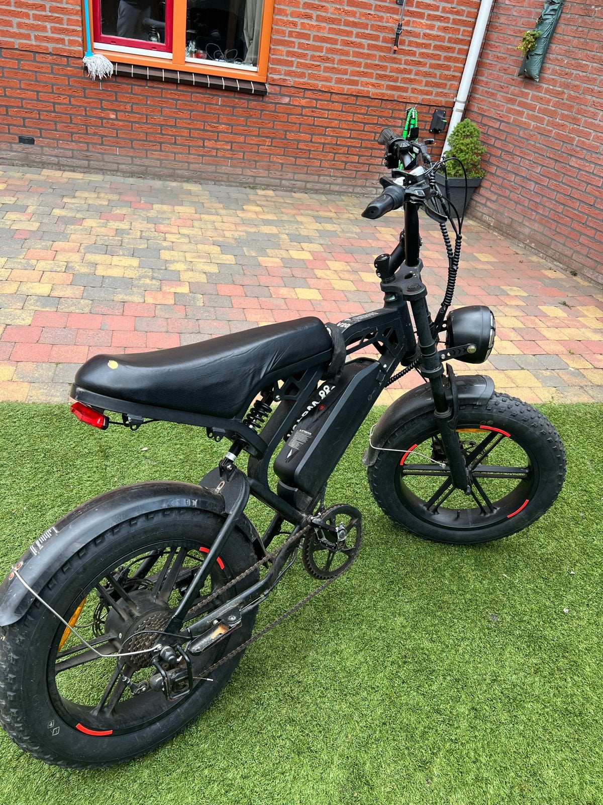 Fatbike met recente remmen en banden, Gebruikt, Versnellingen, Schijfrem, Ophalen