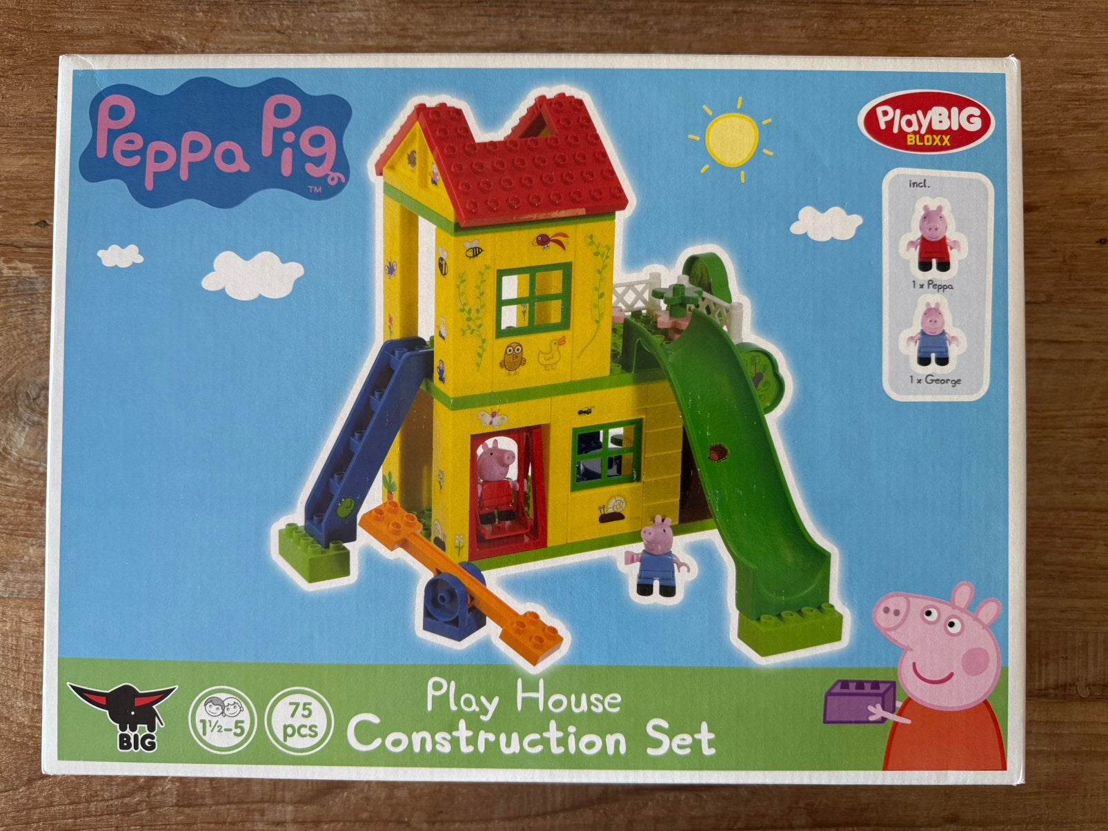 PlayBIG Bloxx - Peppa Big / Peppa Pig - Speelhuis - NIEUW, Ophalen of Verzenden, Nieuw, Compleet, Complete set