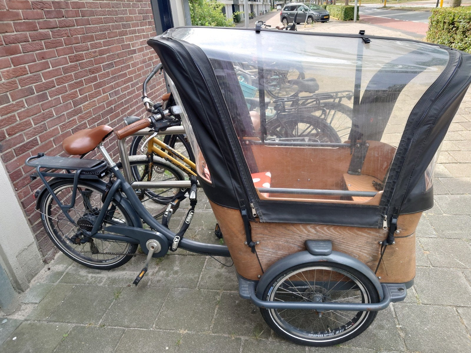Babboe E-Curve Bakfiets - Goede Staat, Nieuwe Onderdelen, Gebruikt, 3 kinderen, Elektrisch, Ophalen
