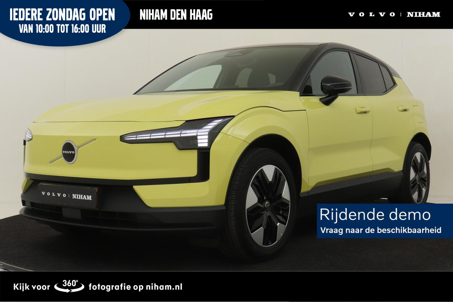 Volvo EX30 SINGLE MOTOR PLUS 51 kWh -HARMAN/KARDON|CARPLAY|C, Automaat, 12 maanden, Achterwielaandrijving, 77 €/maand
