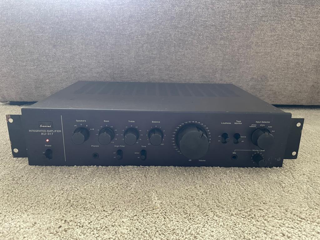 Sansui AU-317 integrated amplifier, Audio, Tv en Foto, Versterkers en Receivers, Verzenden, Zo goed als nieuw, Overige merken
