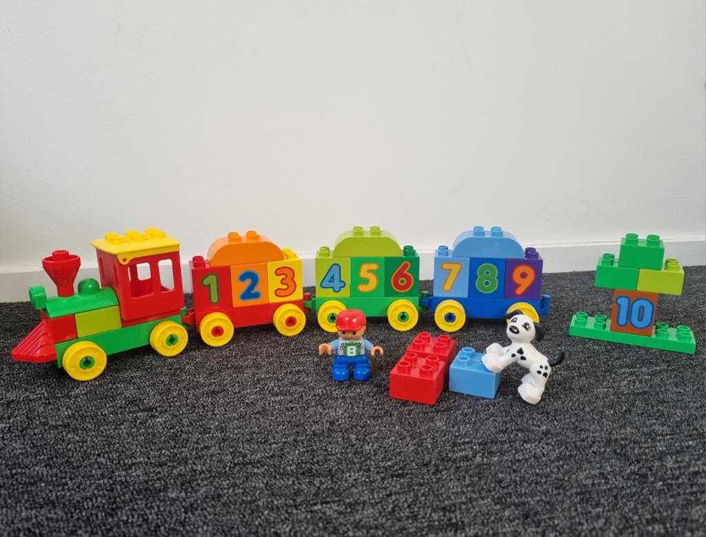 Lego Duplo Getallentrein 10558, Gebruikt, Overige thema's, Ophalen of Verzenden, Duplo
