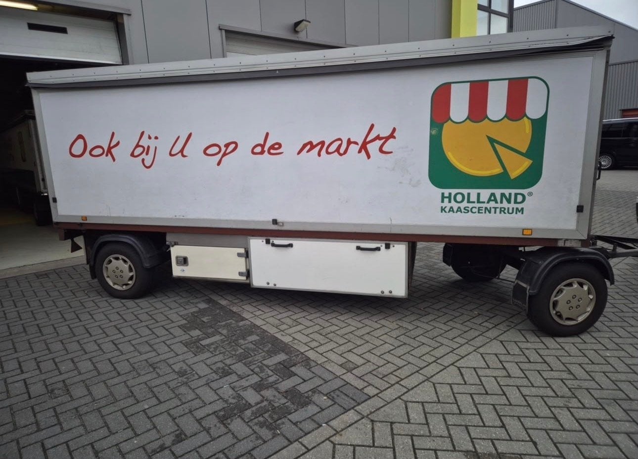 Verkoopwagen Haverkate 4,5 mtr te huur, Ophalen