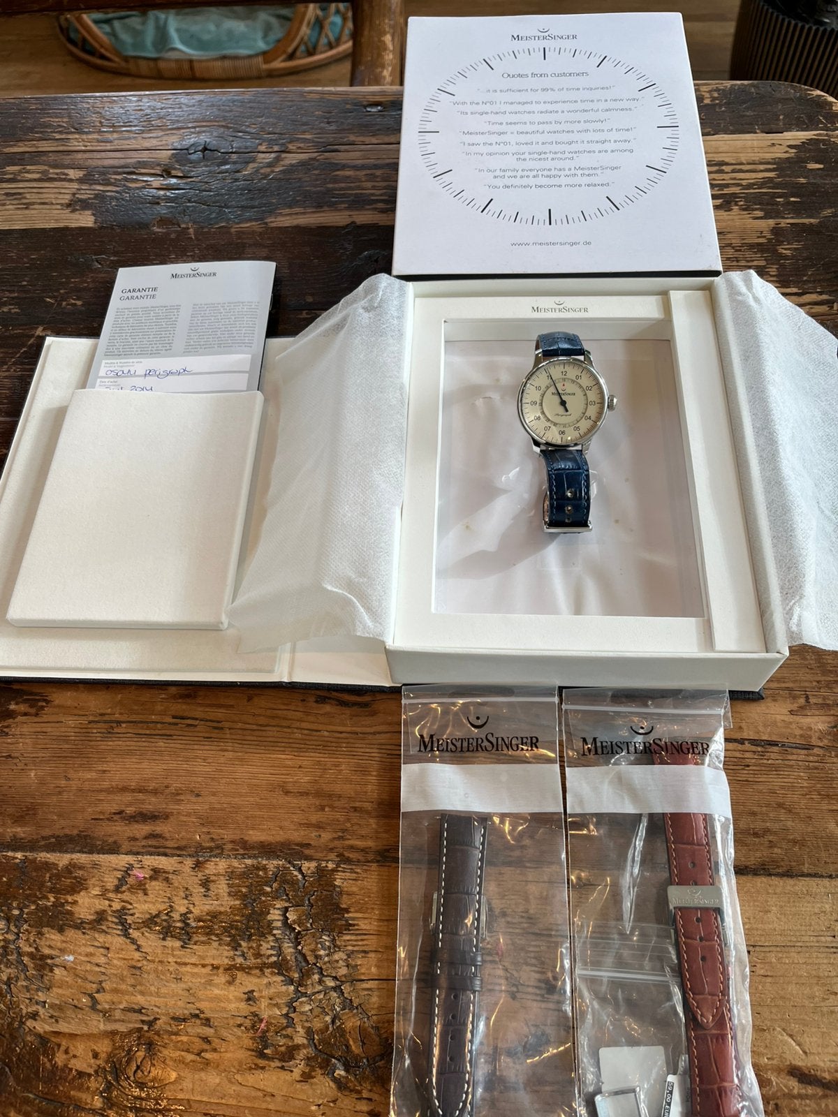 Meistersinger Perigraph, Ophalen of Verzenden, Zo goed als nieuw, Staal, Overige merken