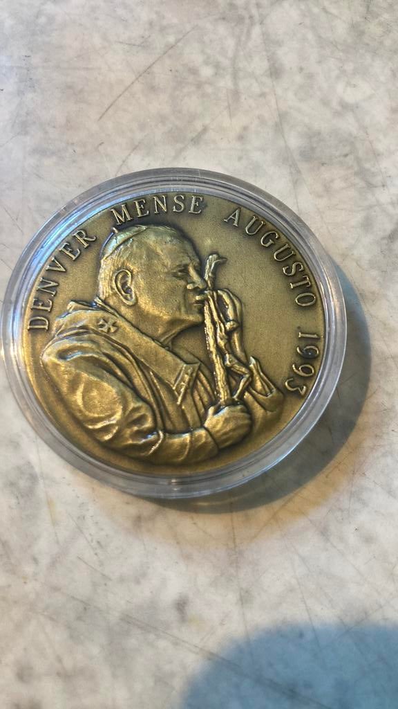 Penning wereldjongerendagen Denver 1993, Ophalen of Verzenden, Overige materialen