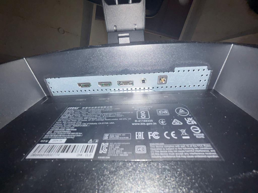 MSI Monitor, PS5, Controller & Headset, Ophalen of Verzenden, Zo goed als nieuw