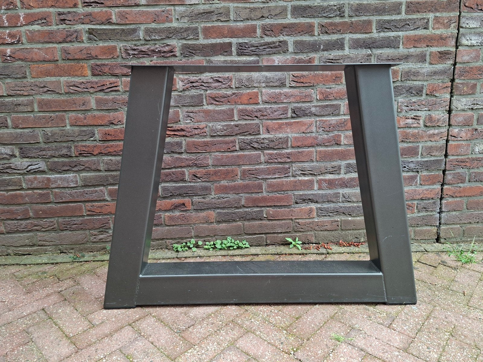 2 stalen tafelpoten, Ophalen, Rechthoekig, 50 tot 100 cm, 50 tot 100 cm