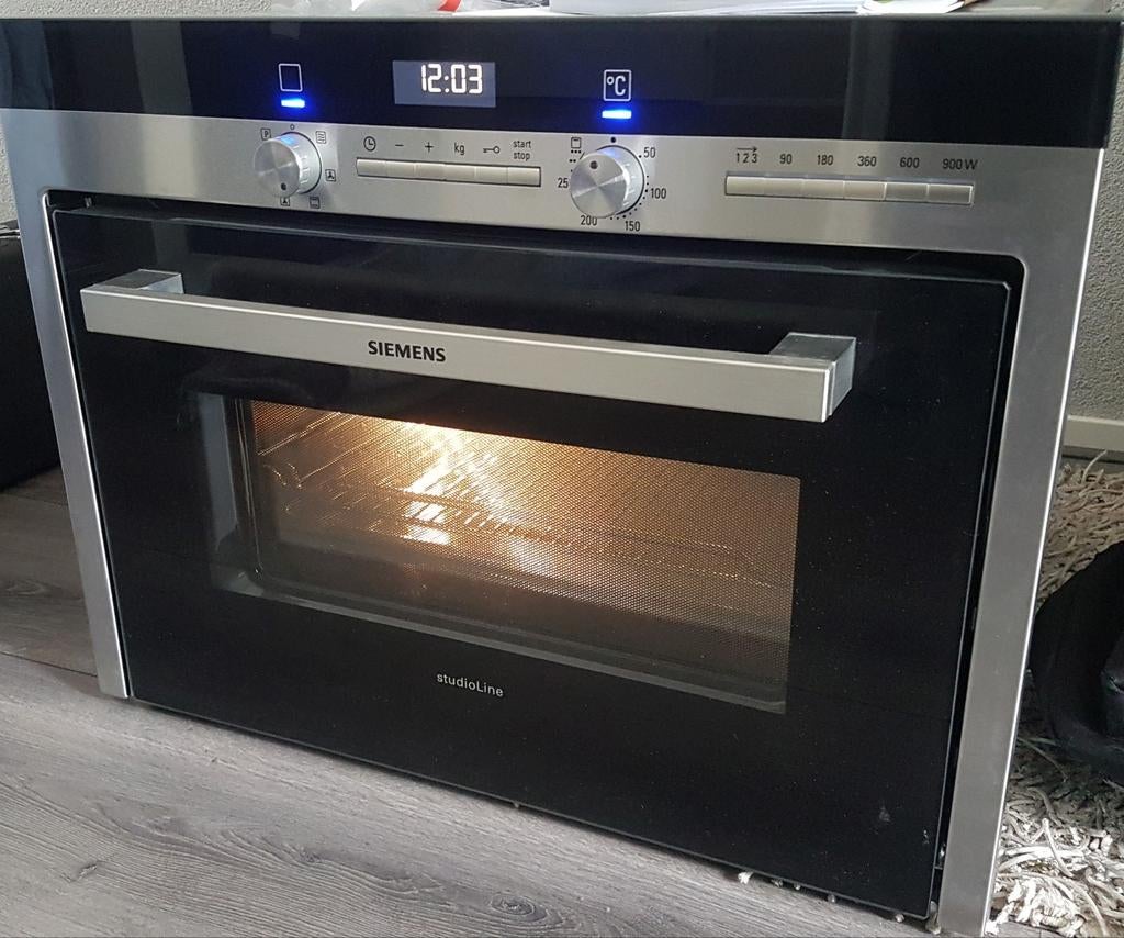Siemens combi oven/magnetron., Witgoed en Apparatuur, Ovens, Ophalen, 45 tot 50 cm, Gebruikt, Siemens