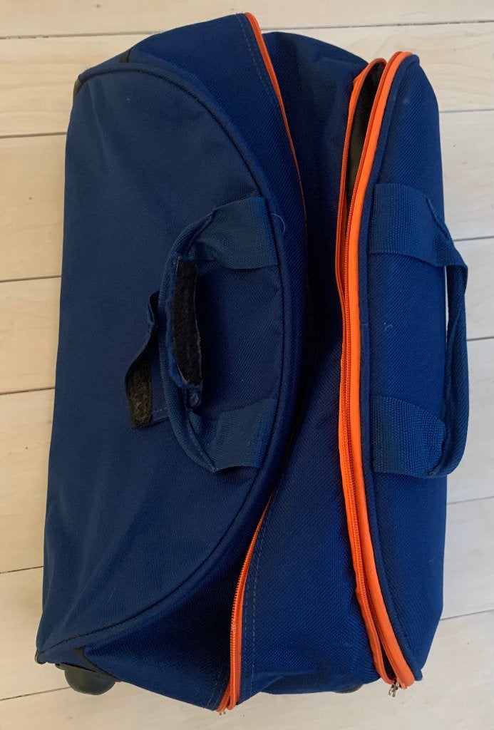 Te koop reis/sporttas, 30 cm of meer, Blauw, Minder dan 35 cm, Ophalen of Verzenden