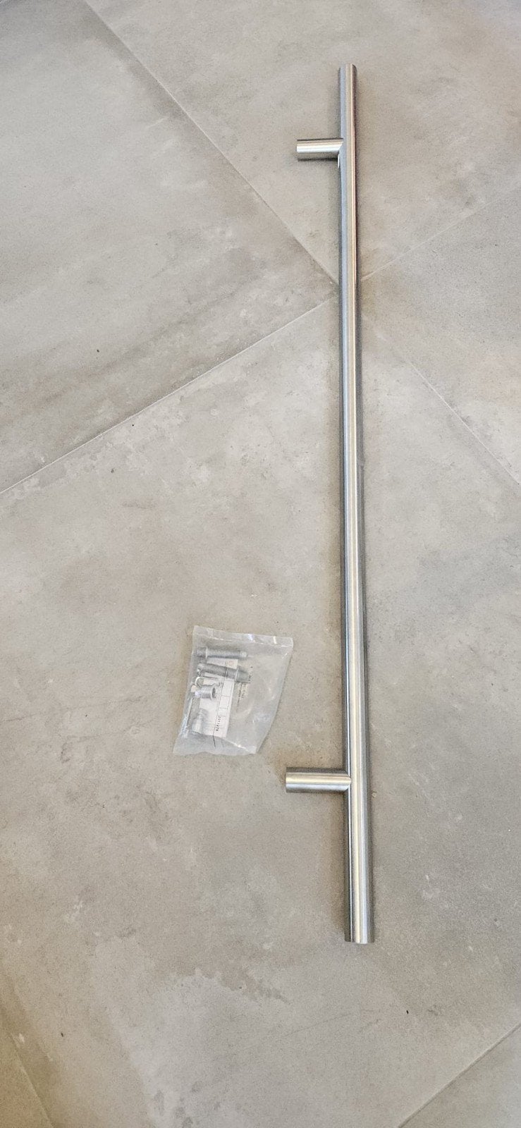 Deurgreep Hoppe T-Model RVS 1200mm D30/H90/HH900, Doe-het-zelf en Verbouw, Ophalen, Minder dan 80 cm, Minder dan 200 cm, Nieuw