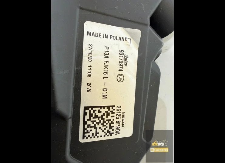 Koplamp Nissan Juke J16 Led linker Koplamp 90170974 originee, Auto-onderdelen, Verlichting, Takashima 1-chome 1-1
220-8686  Yokohama