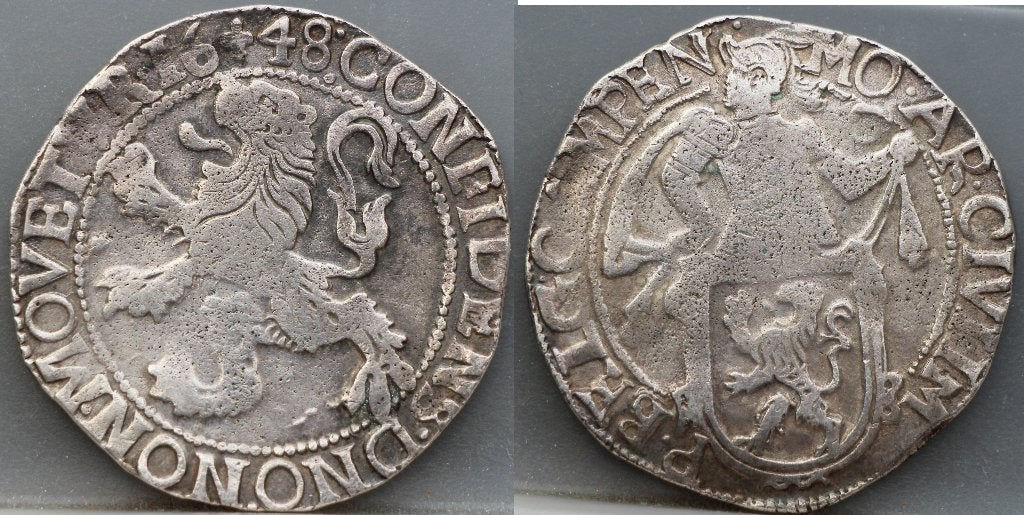 Leeuwendaalder 1648 Kampen, Vóór koninkrijk, Zilver, Losse munt, Overige waardes