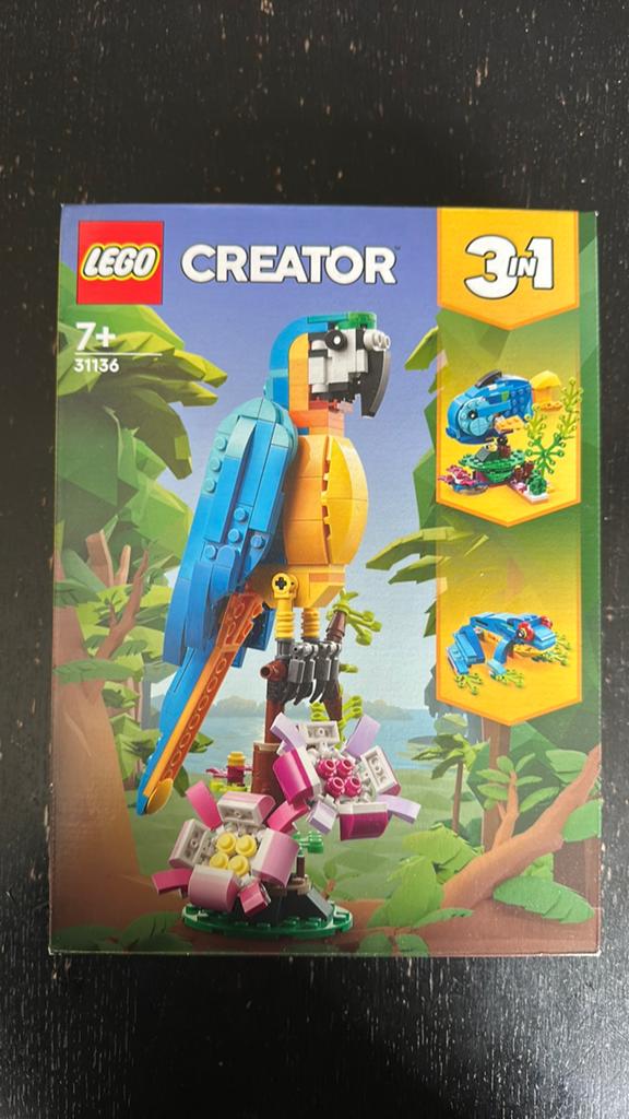 Lego Creator 3 in 1 Papegaai nr 31136, Ophalen, Zo goed als nieuw