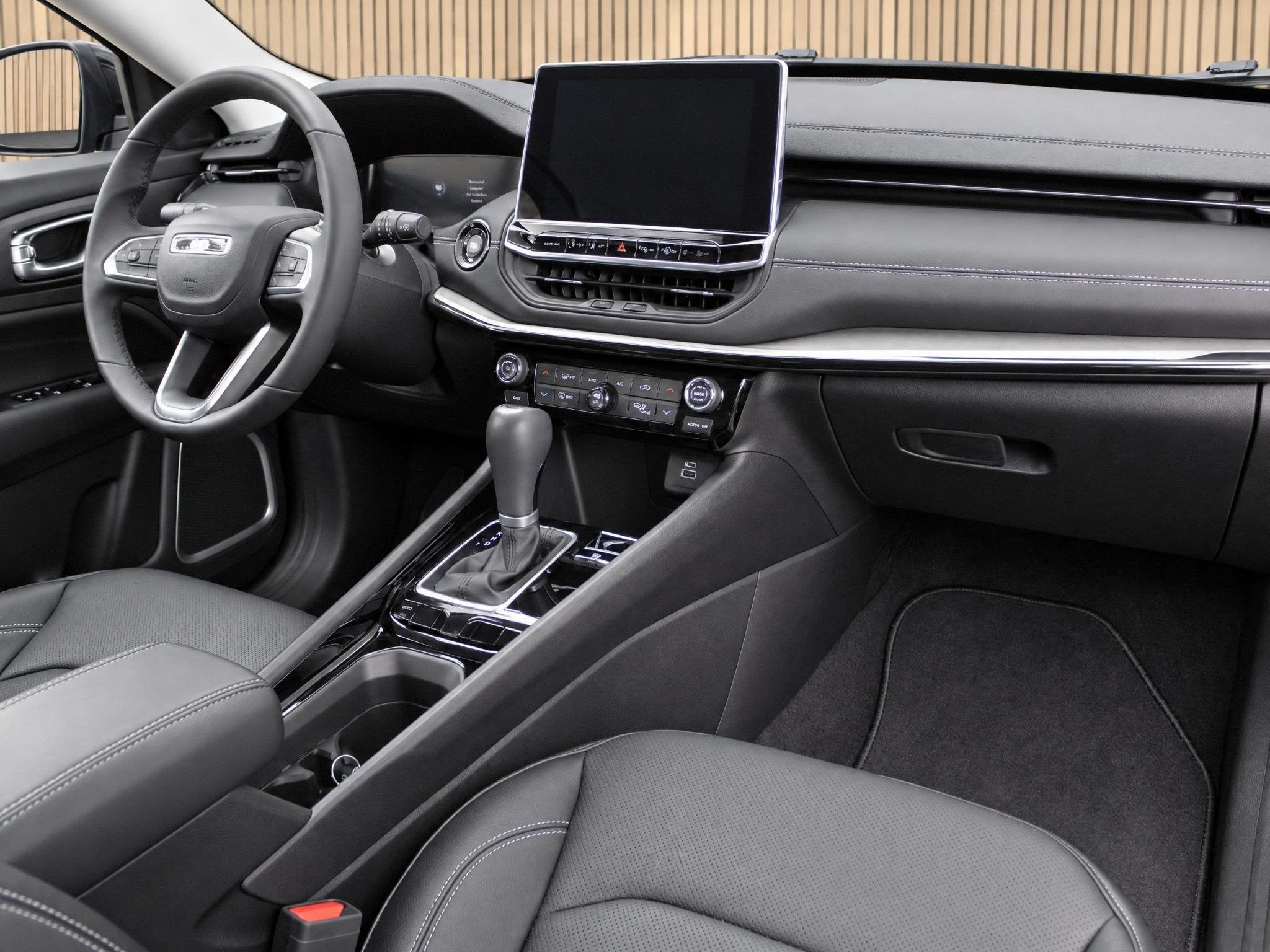 Jeep Compass 1.5T e-Hybrid S Automaat | Navi / Leder / Camer, Auto's, 12 maanden, Gebruikt, Euro 6, 4 cilinders