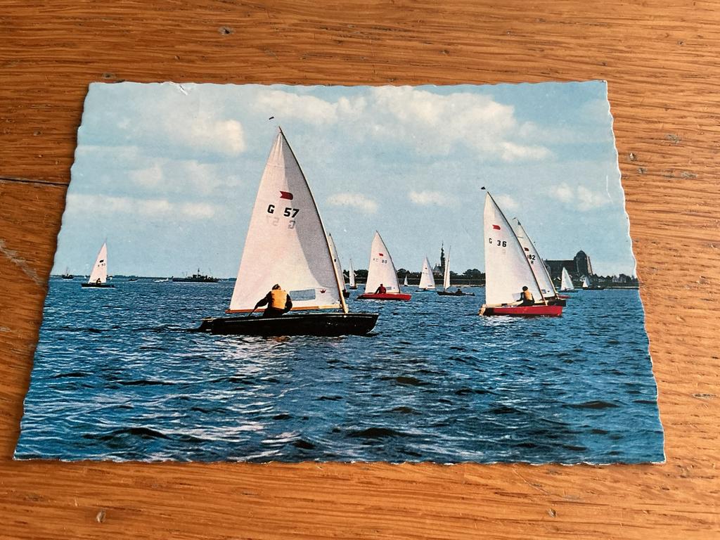 S486 Veerse Meer frankeerstempel Kortgene, Verzamelen, Ophalen of Verzenden