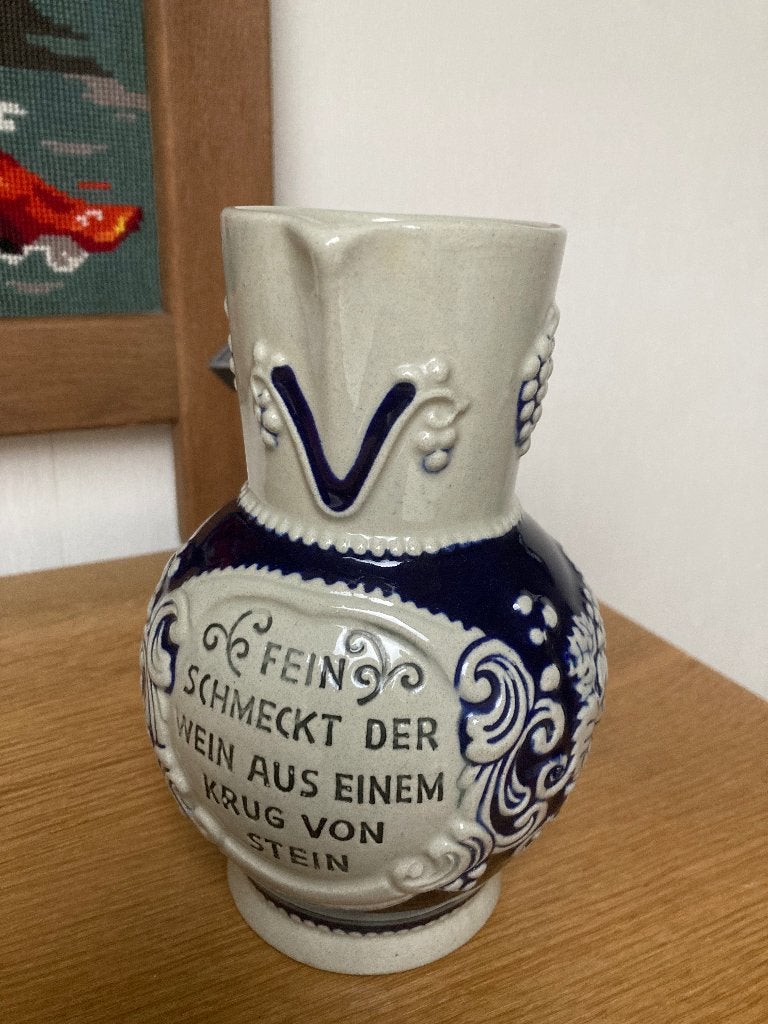 Karaf 0,5 L van aardewerk van Marzi and Remy Germany, Antiek en Kunst, Ophalen of Verzenden