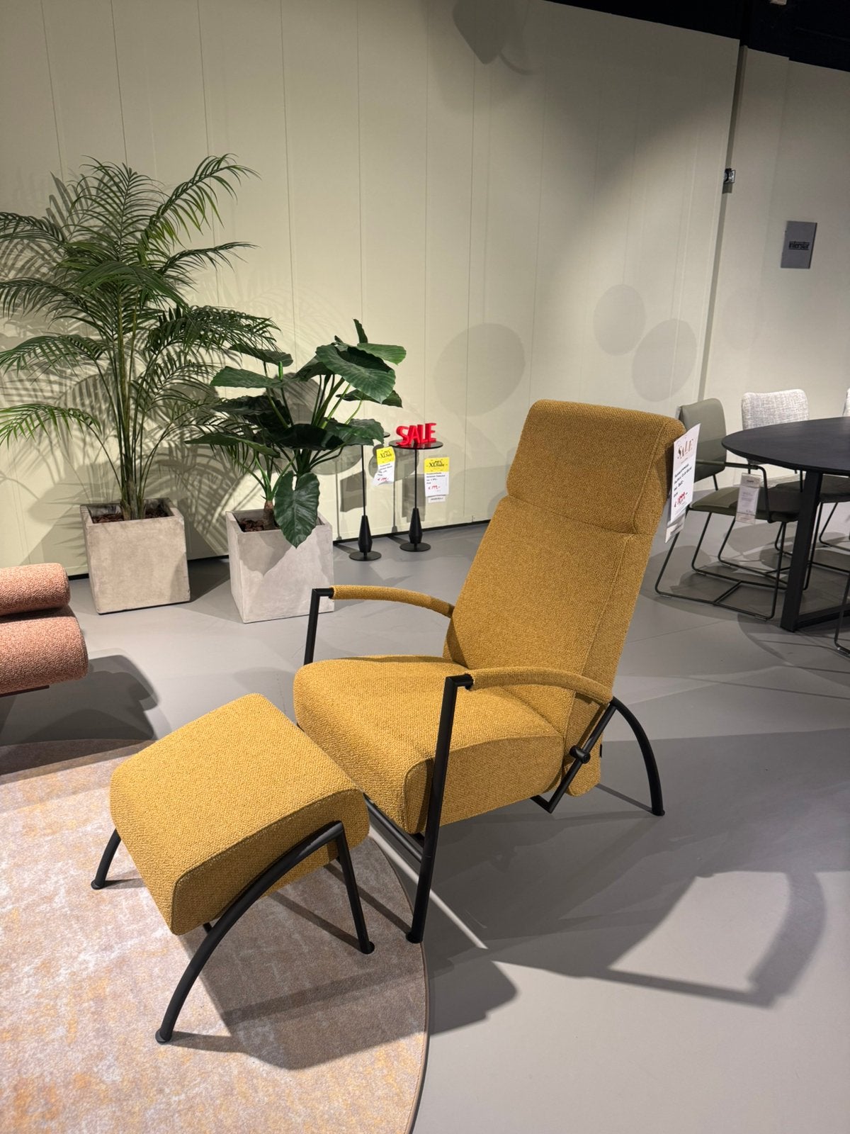 Harvink - club relax fauteuil, Huis en Inrichting, Fauteuils, Ophalen, 75 tot 100 cm, Zo goed als nieuw, Stof