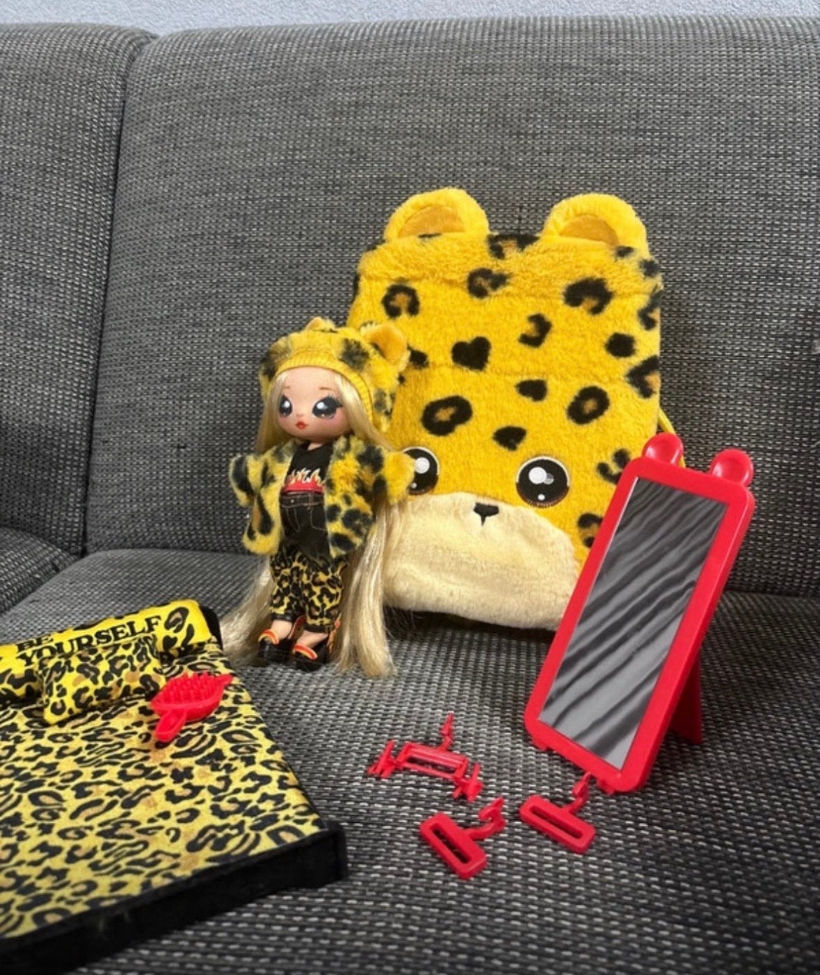 Na! Na! Na! Surprise pop met luipaard print en accessoires, Ophalen of Verzenden, Zo goed als nieuw, Overige typen