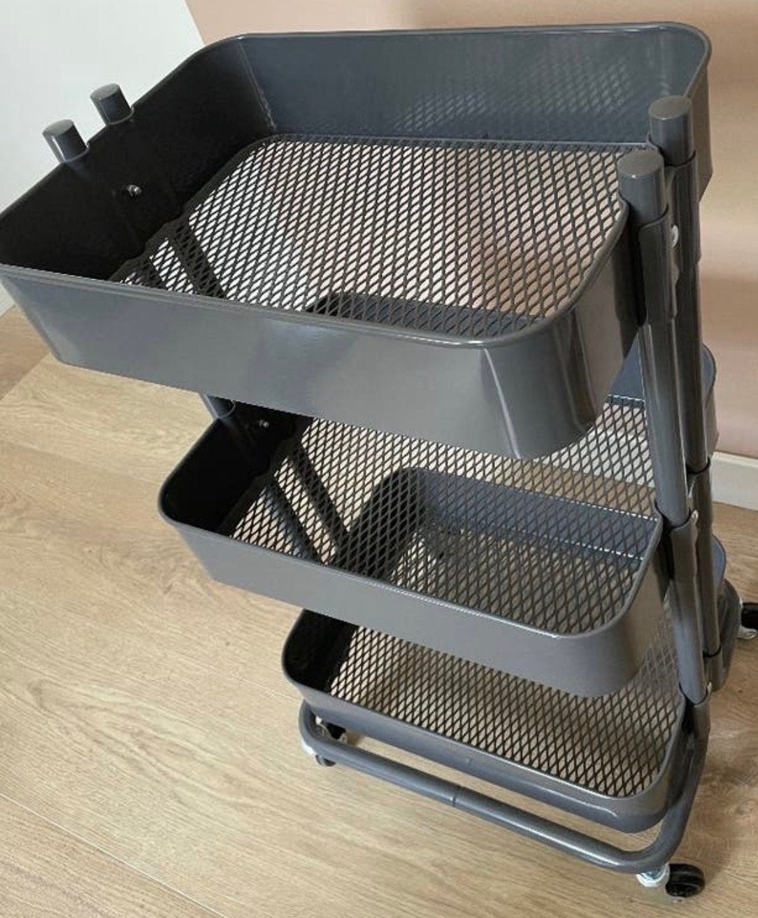 Ikea Raskog roltafel / keukentrolley grijs, Ophalen, Zo goed als nieuw