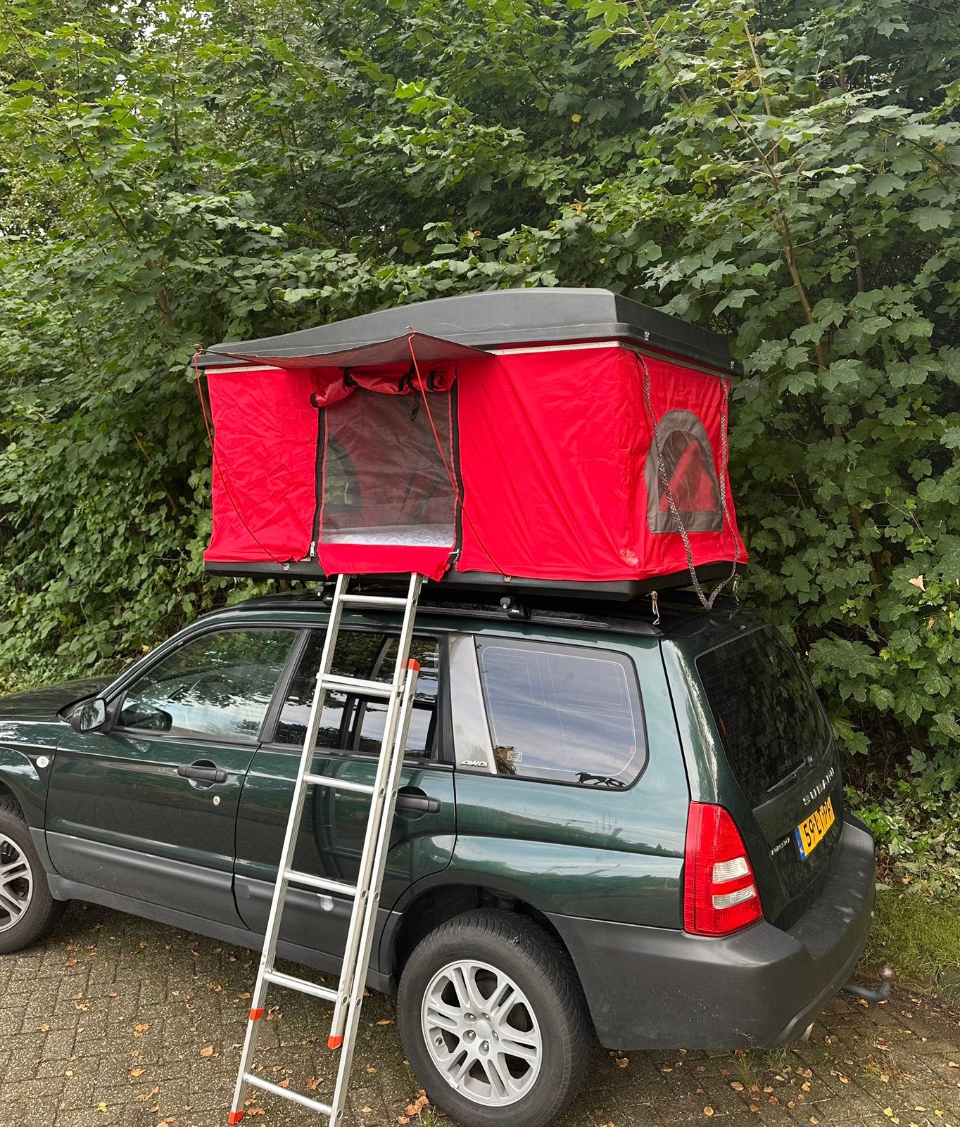 Daktent + nieuw matras, Caravans en Kamperen, Ophalen, Zo goed als nieuw, Tot en met 2