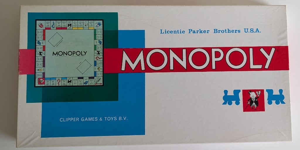Monopoly - Vintage Uitgave Clipper Games, Een of twee spelers, Ophalen of Verzenden, Zo goed als nieuw, Clipper Games & Toys B.V.
