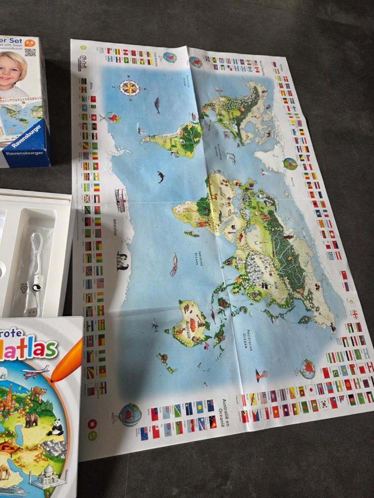 Tiptoi - Starter set + Globe, Ophalen of Verzenden, Gebruikt