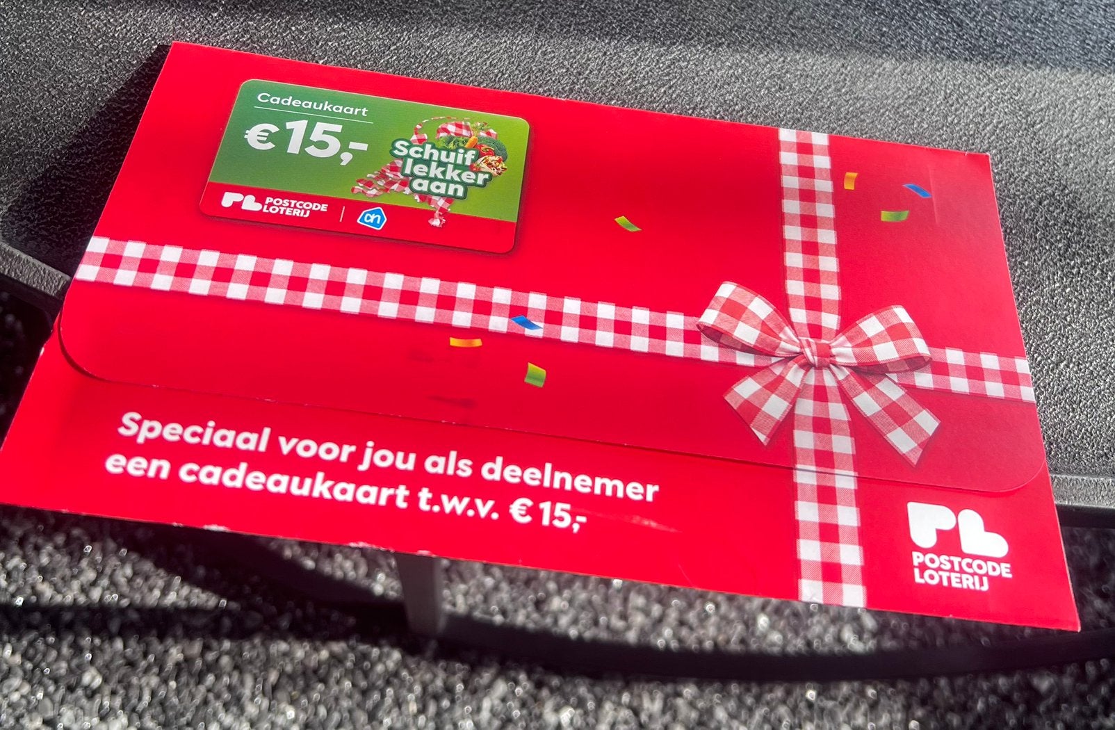 Cadeaukaart postcodeloterij, Tickets en Kaartjes, Eén persoon, Cadeaubon