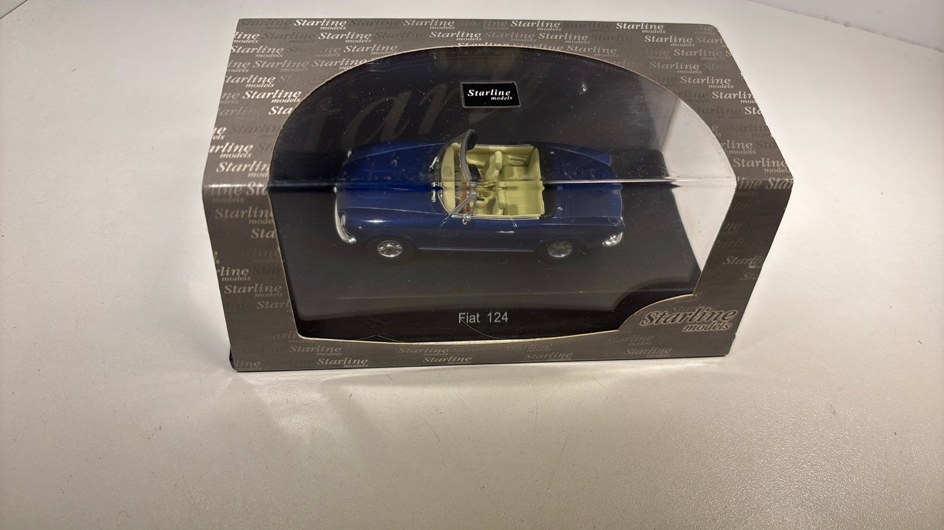 Fiat 124 bleu starline 1.43, Overige merken, Auto, Ophalen of Verzenden, A