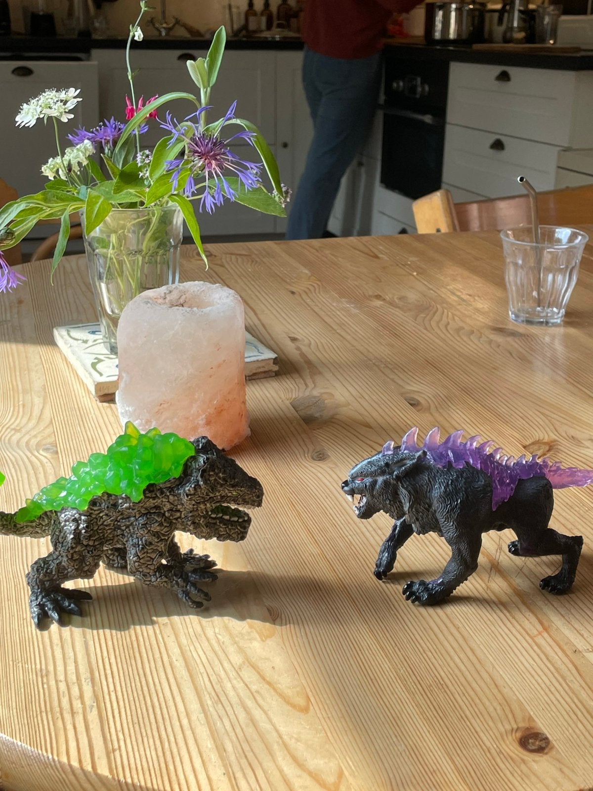 Schleich monsters shadow lynx vs rock crucher, Verzamelen, Dierenverzamelingen, Ophalen of Verzenden, Zo goed als nieuw, Paard