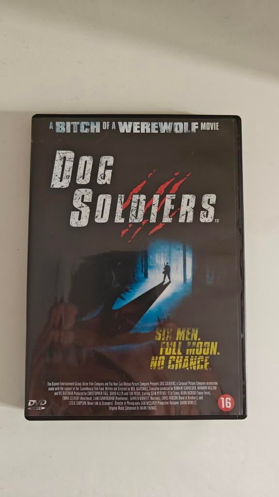 Dog Soldiers DVD 2002, Cd's en Dvd's, Dvd's | Horror, Vanaf 16 jaar, Ophalen of Verzenden, Gebruikt, Monsters