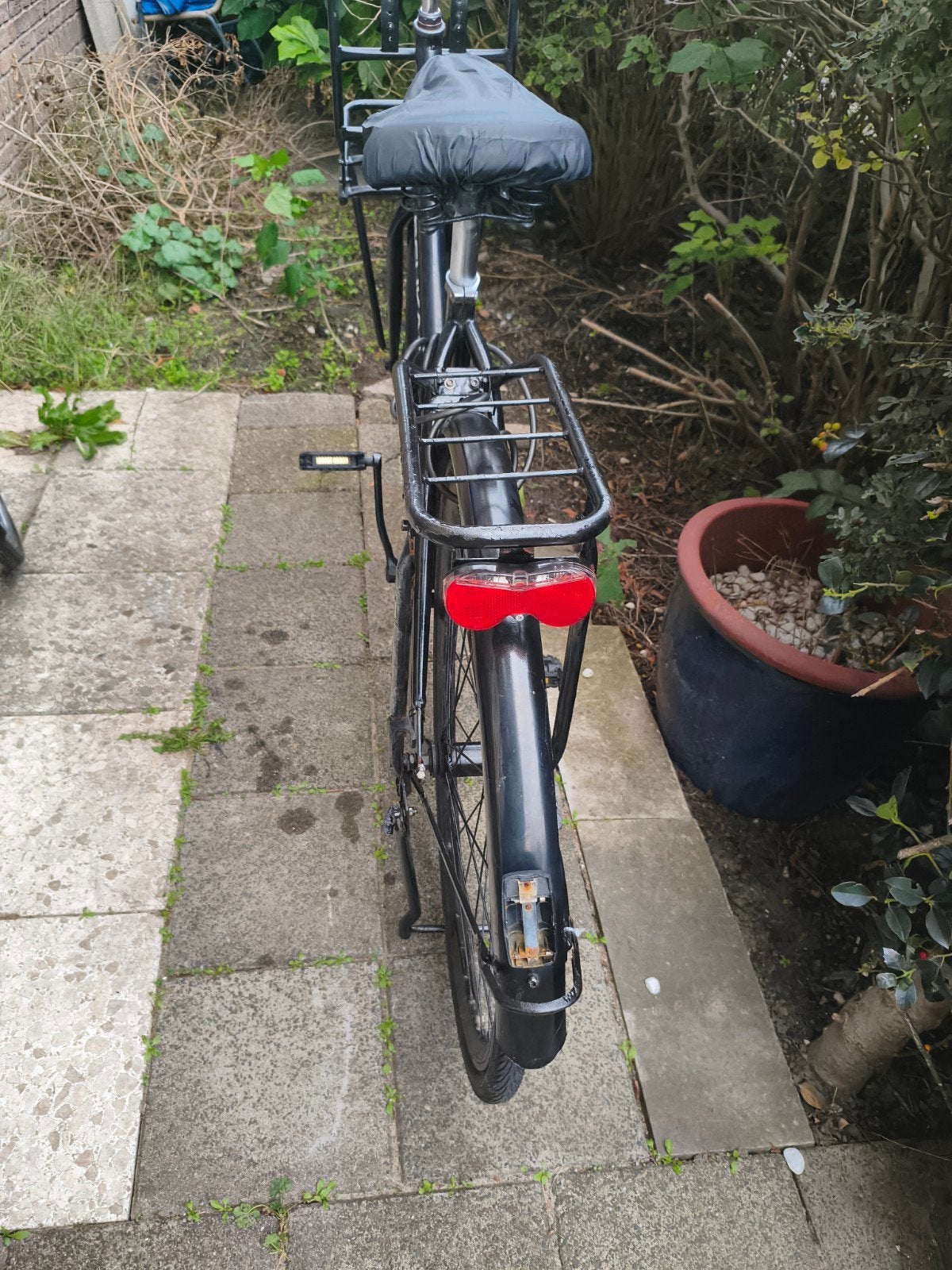 Pelikaan Transportfiets Zwart - Zo goed als nieuw, Fietsen en Brommers, Overige merken, Terugtraprem, 53 tot 56 cm, Ophalen of Verzenden