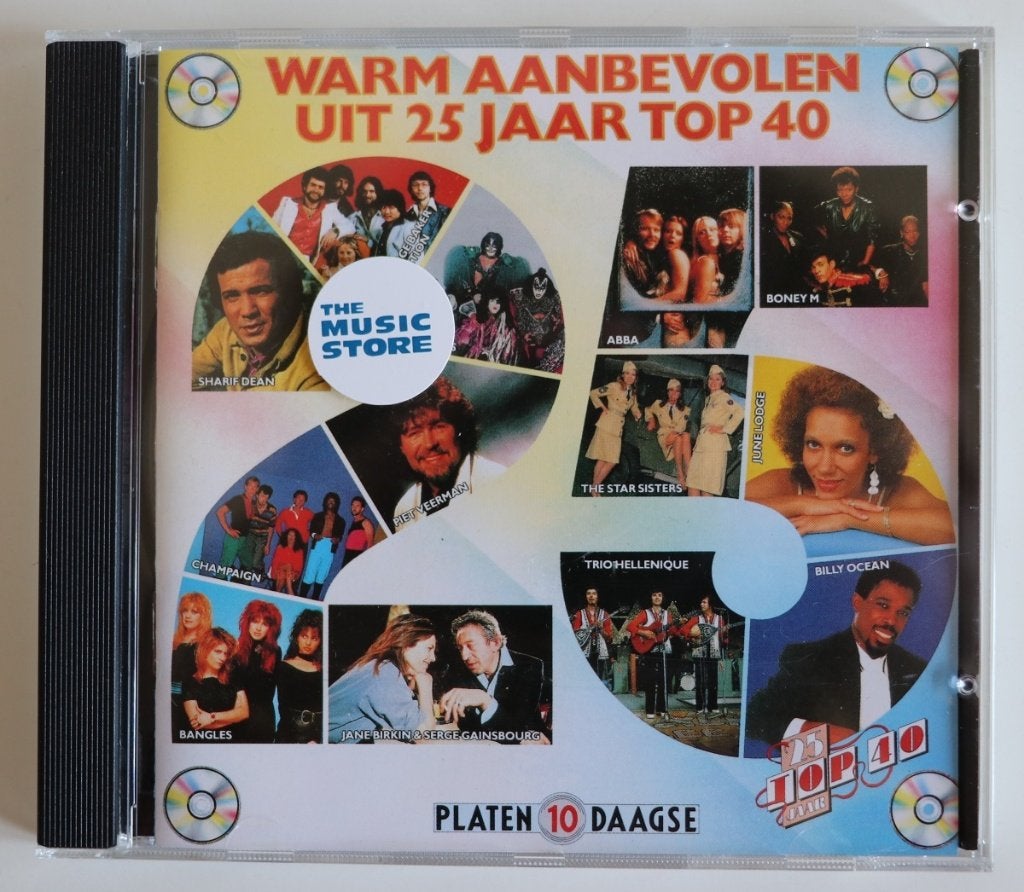 Warm aanbevolen uit 25 jaar TOP 40, platen 10-daagse, 1989, Ophalen of Verzenden, Zo goed als nieuw