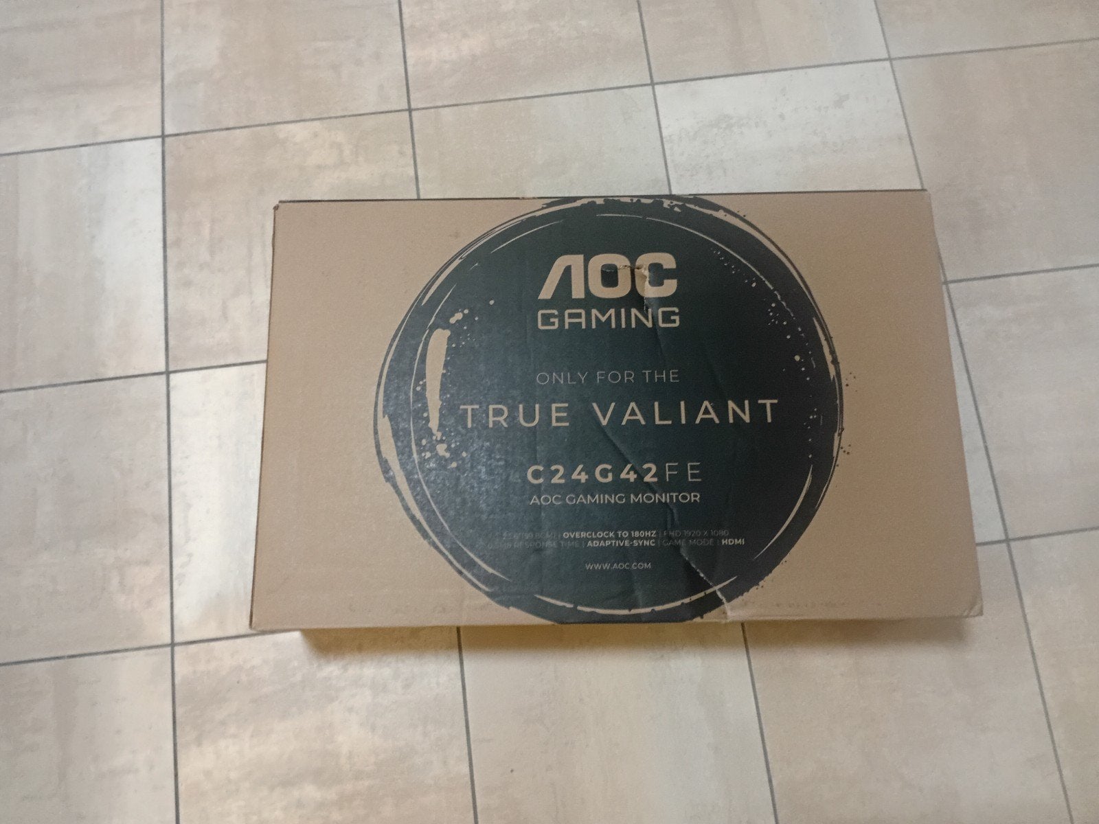 AOC curved gaming monitor 24 inch, HDMI, IPS, Nieuw, Minder dan 1 ms